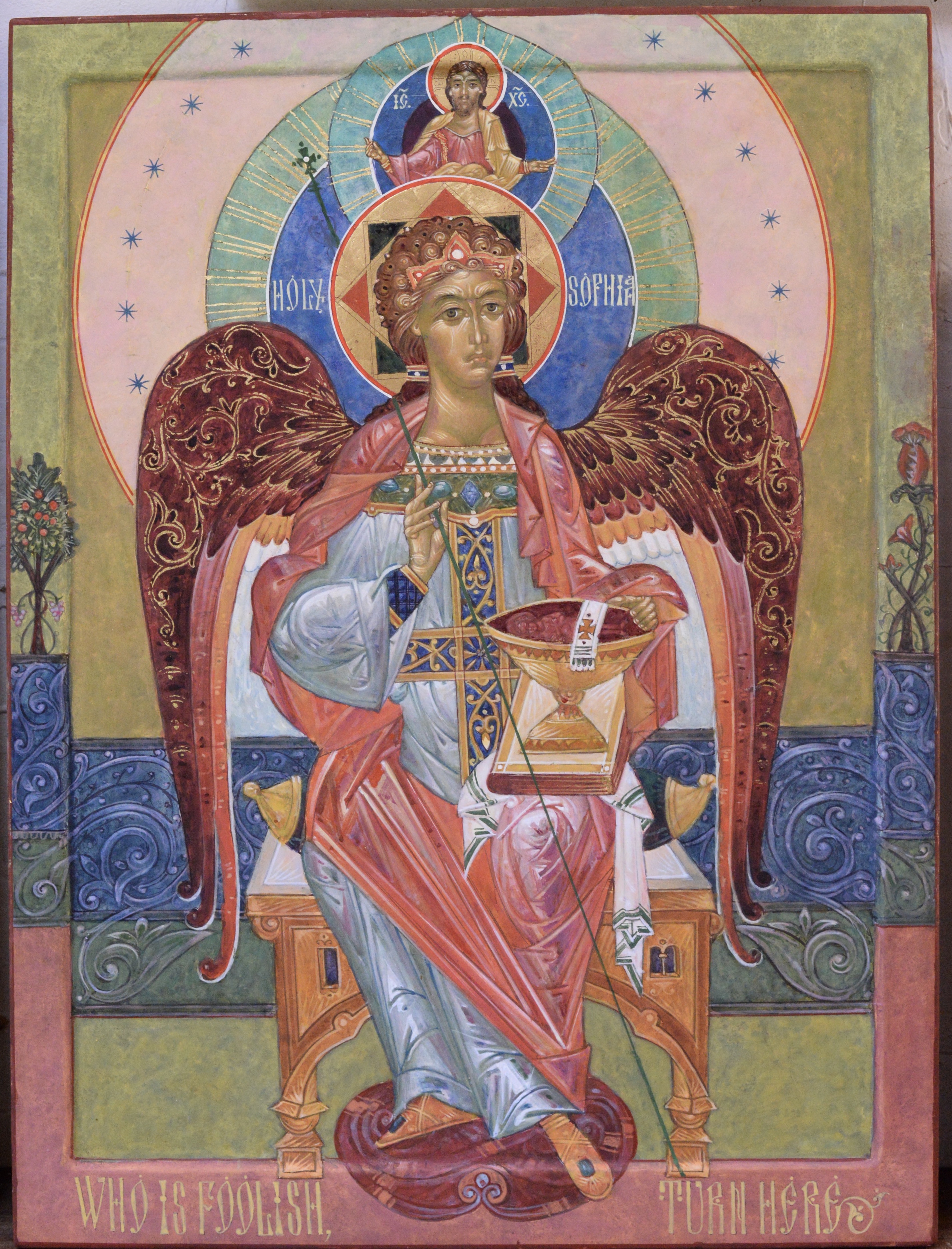 St. Romanos and Archangel Michael